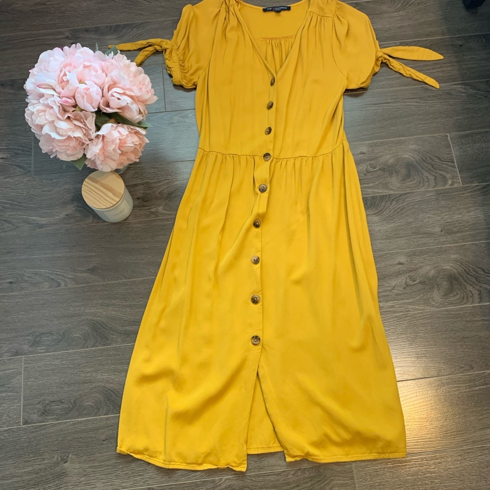 Yellow summer dress